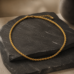 2 mm Rope Chain - Brass - primary product image - Tarashya Jewels