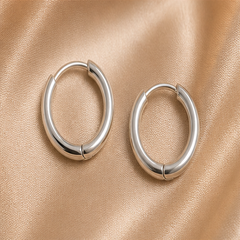 3 mm Small Hoop Earrings - 925 Sterling Silver - flat lay - Tarashya Jewels