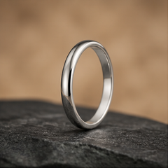 Plain Band Ring - 925 Sterling Silver - primary product image - Tarashya Jewels