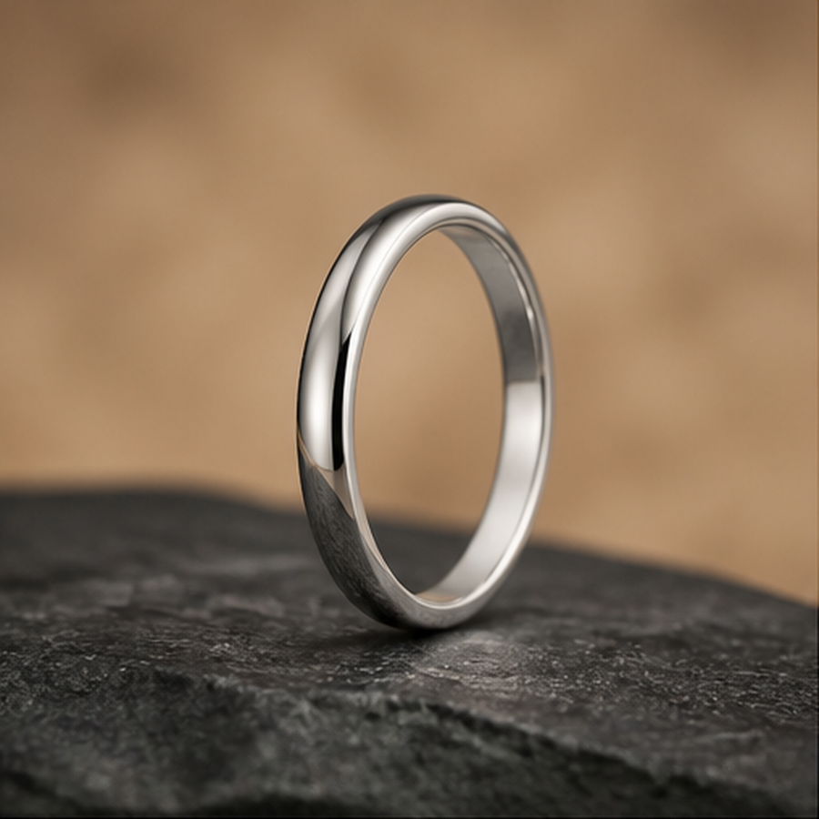 Plain Band Ring - 925 Sterling Silver - primary product image - Tarashya Jewels