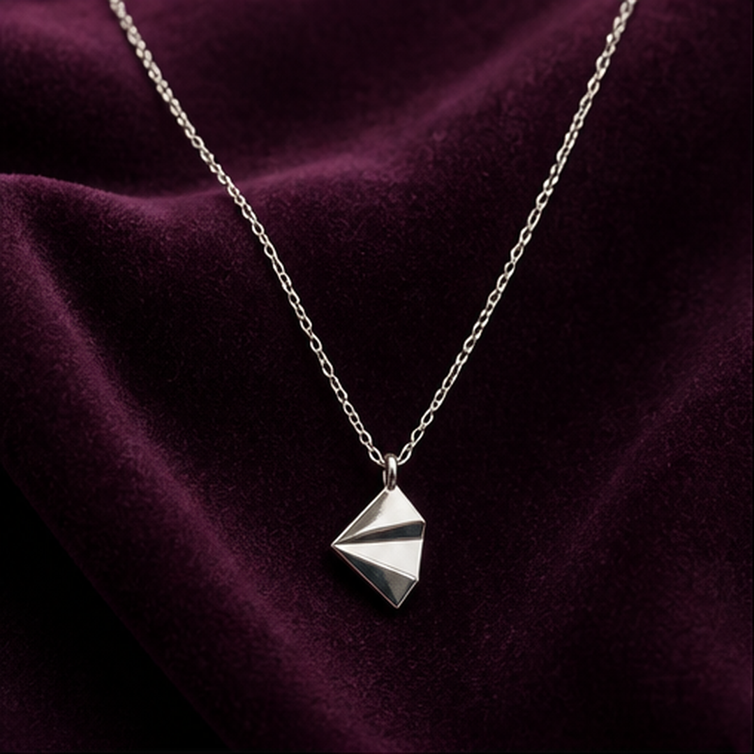 Dainty Kite Necklace - 925 Sterling Silver - primary product image - Tarashya Jewels