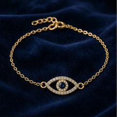 Evil Eye Bracelet - Brass - primary product image - Tarashya Jewels