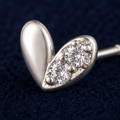 Butterfly Stud Earrings - 925 Sterling Silver - close-up detail - Tarashya Jewels