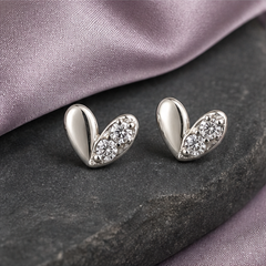 Butterfly Stud Earrings - 925 Sterling Silver - flat lay - Tarashya Jewels