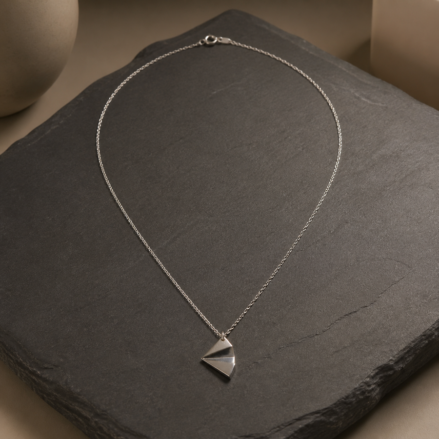 Aeroplane Necklace - 925 Sterling Silver - primary product image - Tarashya Jewels